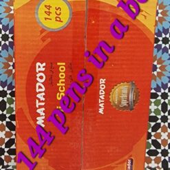 Matador Hi-School Fine Point Roll Gel Pens | 0.5mm Ballpoint | Black Ink 144 Pens Matador Hi-School Fine Point Roll Gel Pens | 0.5mm Ballpoint | Black Ink 144 Pens