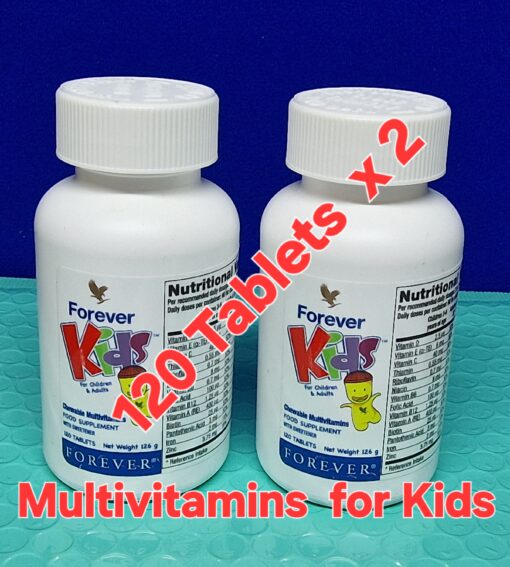 Kids Multivitamins 120 Tables X  2   -Forever Living