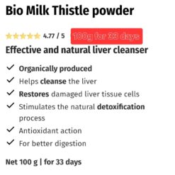 Bio Milk Thistle powder Bio Milk Thistle powder