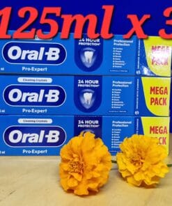 ORAL-B PRO-EXPERT PROFESSIONAL PROTECTION TOOTHPASTE PACK 3 x 125ML
