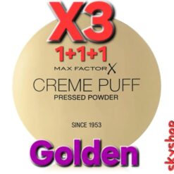 Max Factor Creme Puff Pressed Powder Compact Golden 14g x 3
