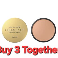 Max Factor Creme Puff Pressed Powder Compact "Translucent" 14g x 3