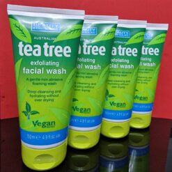Beauty Formulas Tea Tree Face Wash Exfoliating 150ml X 4