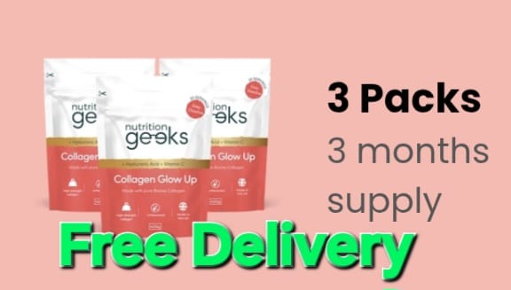 Collagen Glow Up by Nutrition geeks Collagen Glow Up by Nutrition geeks