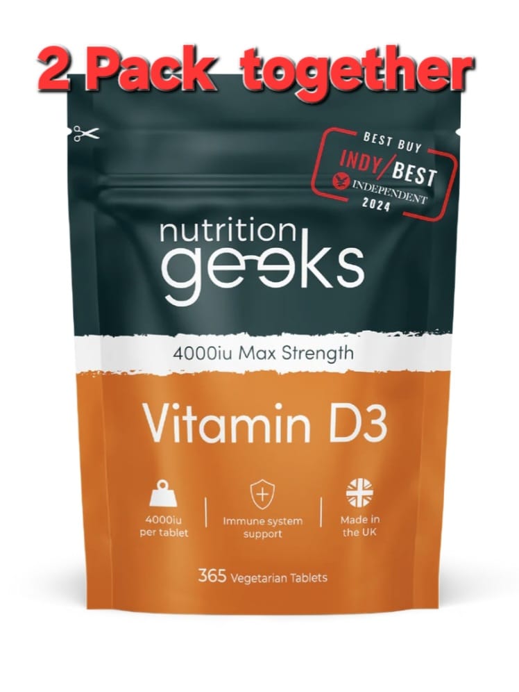 Vitamin D3 4000iu Max Strength by Nutrition geeks x2 Vitamin D3 4000iu Max Strength by Nutrition geeks x2